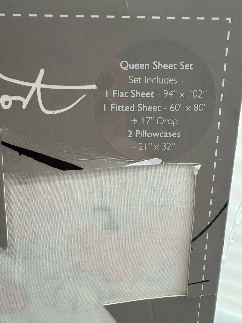 NEW Sophie Allport Queen Sheet Set - “Pumpkin Cat” Black Cat & Pumpkin Pattern
